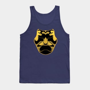 Bronze, Gold and Black Drama Mask (Purple Background) Tank Top